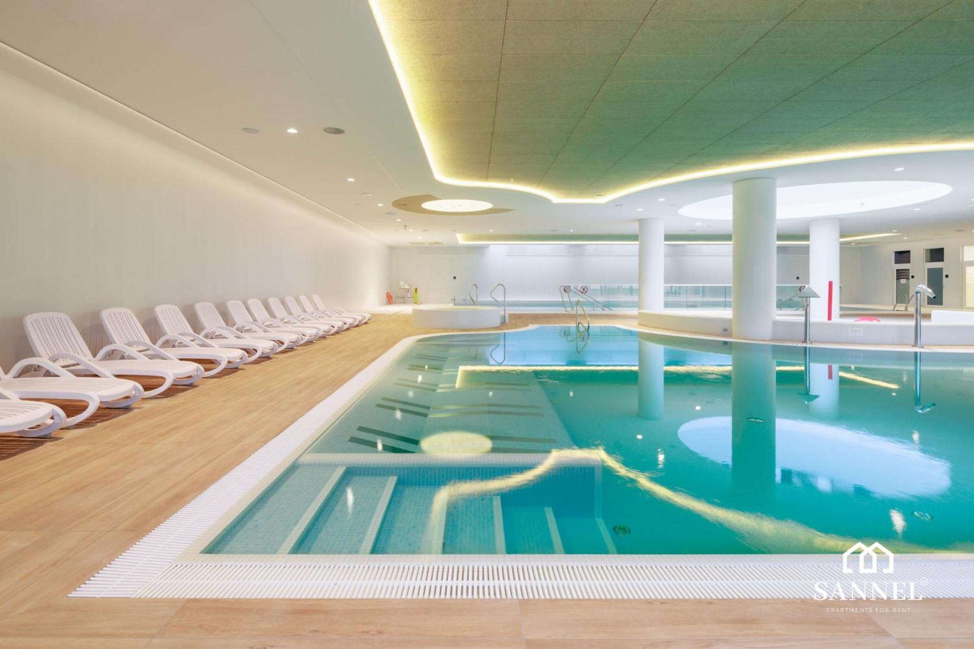 Apartament Baltic Blues Z Dostepem Do Basenow,Strefy Saun,Jacuzzi - Pinea Apartments Pobierowo - Sannel Apartments For Rent 外观 照片