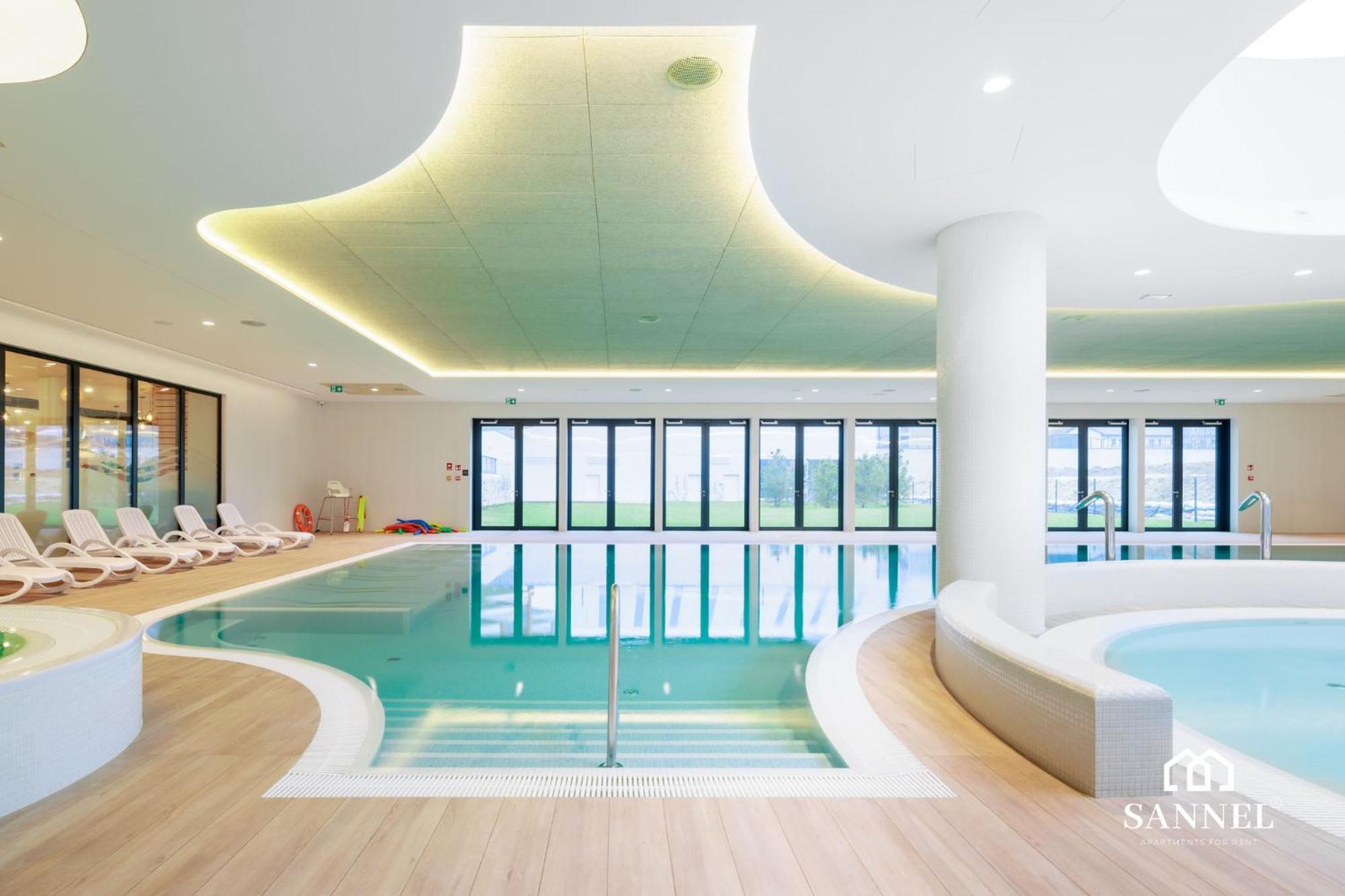 Apartament Baltic Blues Z Dostepem Do Basenow,Strefy Saun,Jacuzzi - Pinea Apartments Pobierowo - Sannel Apartments For Rent 外观 照片